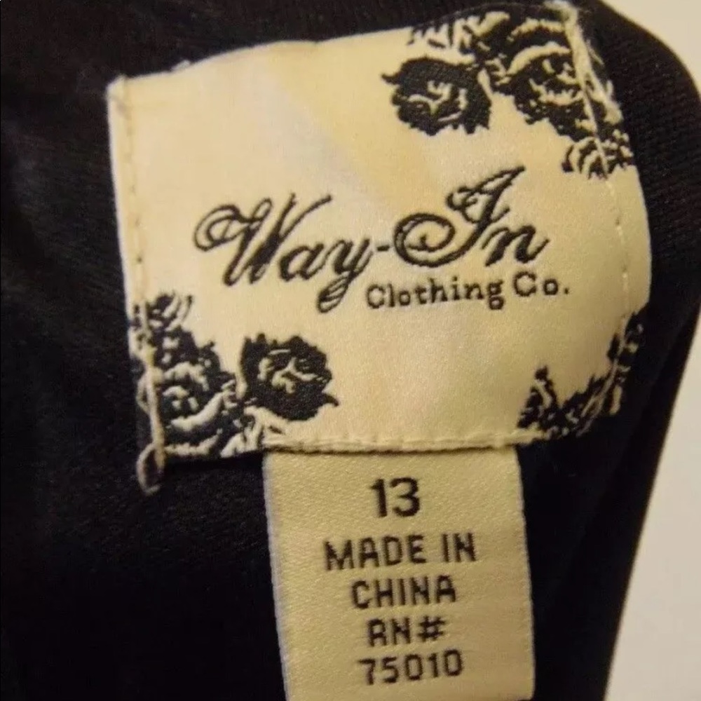Black Way-IN dress from Nordstrom size 13 - Picture 5 of 7